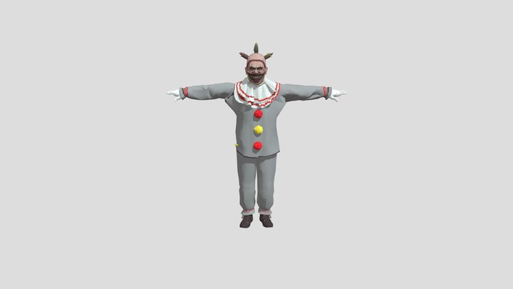 Twisty Clown 3D Model