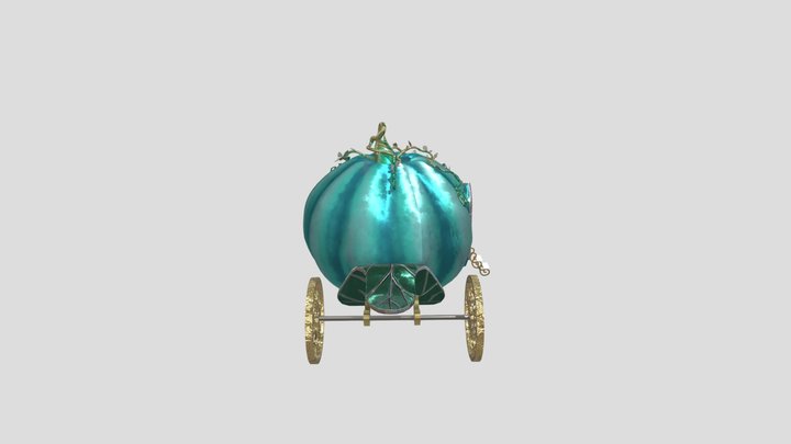 Magic Cinderella Carriage Model 3D Model