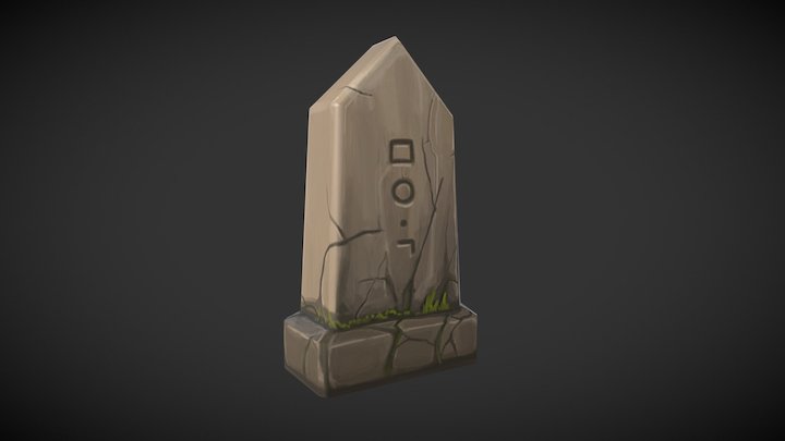 Gravestone 3D Model
