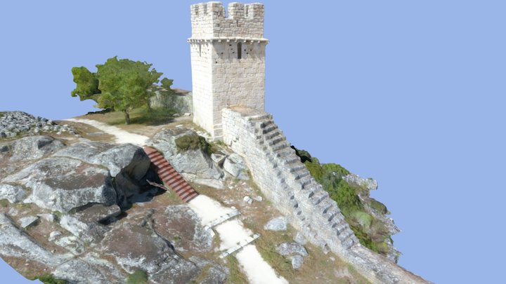Castelo de  Numão Portugal 3D Model