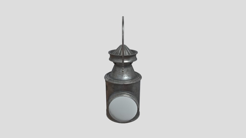 1890s Bullseye Police Lantern