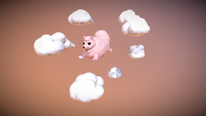 Flying Doggo 3D Model