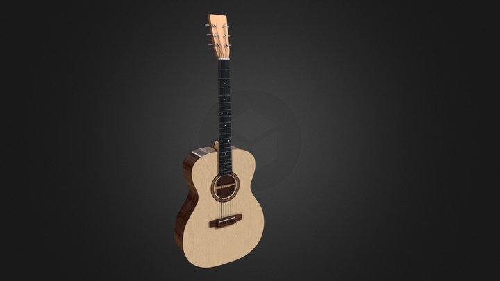 Acoustic Guitar – Modello 3D gratuito STL