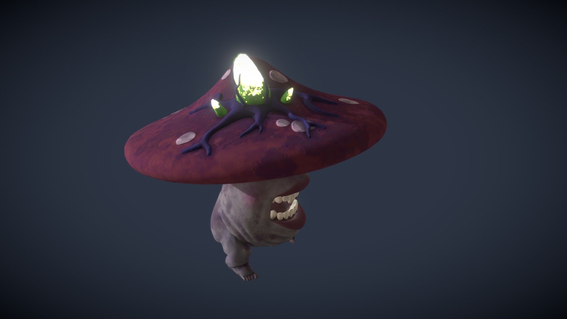 Mutated Mushroom Enemy 3D model by veressdesigns [828ca05] Sketchfab