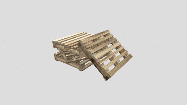 Wooden pallets – Free 3D Model STL