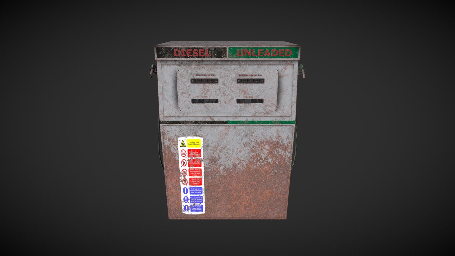 Old Petrol pump Variation 1