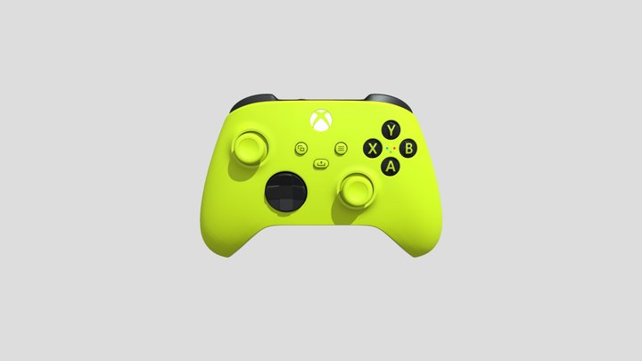 Xbox Wireless Controller Electric Volt 3D Model