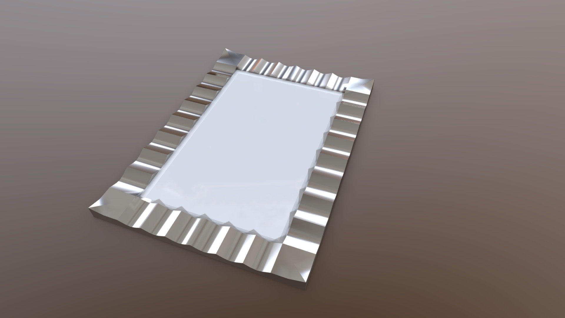 Mirror Mariana Home 340030 Silver Ripple