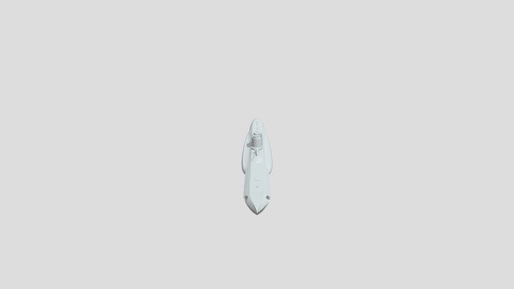 World War II German submarine U-boat 3D Model