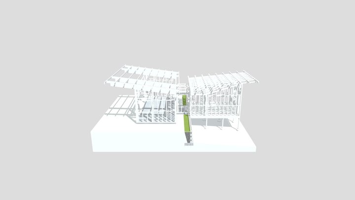 Structural framing 3D Model