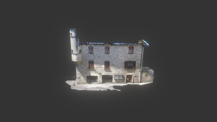 Maison argentat 1 3D Model