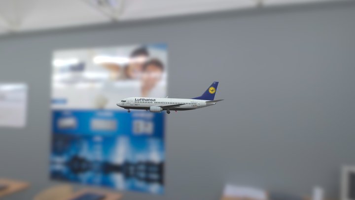 Boeing737 - Aula CBA 3D Model