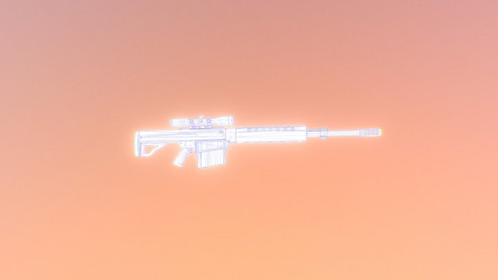 Low-poly-serbu-bfg-50a 3D Model