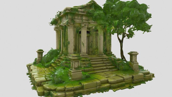 Ancient_{X}_Temple-VI – Gratis 3D-model STL