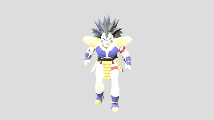 GameCube - Dragon Ball Z Sagas - Raditz 2 3D Model
