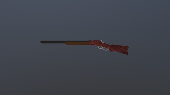 Rifle Gun 3D Model