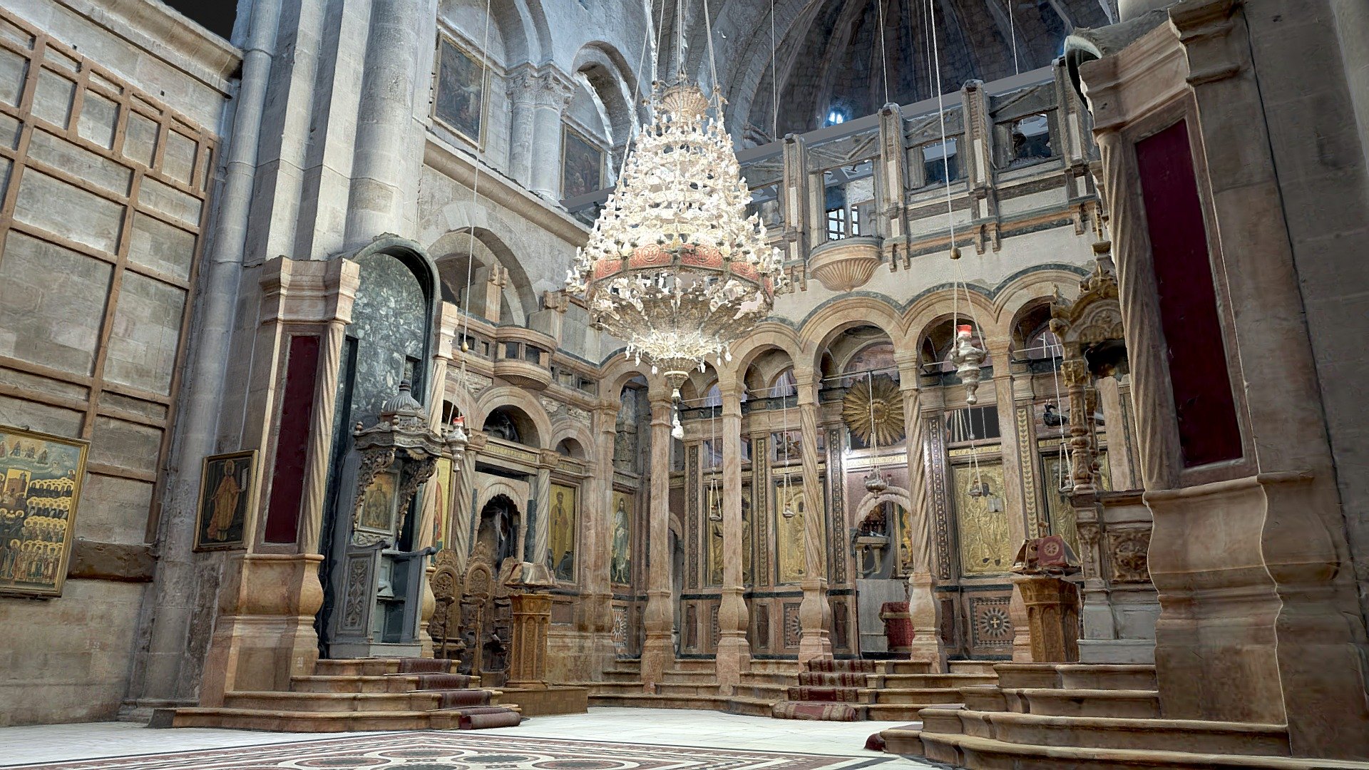 3D Katholikon - Jerusalem — Sketchfab embed 3D viewer