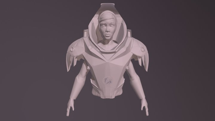 Michael Burnham Star Trek Discovery 3D Model