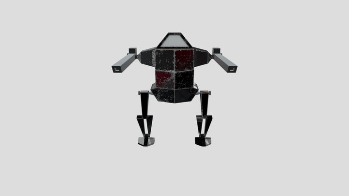 Single Combat Robot 3D Model