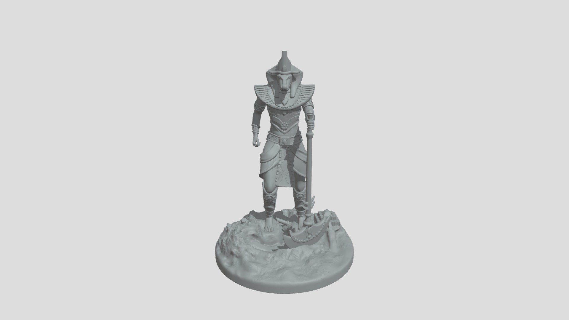 God Sobek Miniature Print - 3D model by Joel (@JoelKilb) [829b453 ...