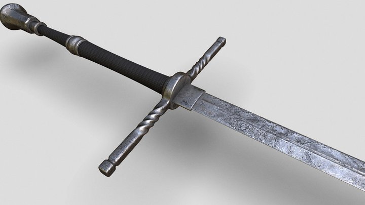 Iron great Sword 3D Model