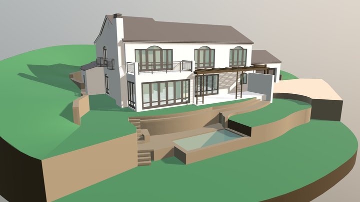 Montpellier 3 Export 3D Model