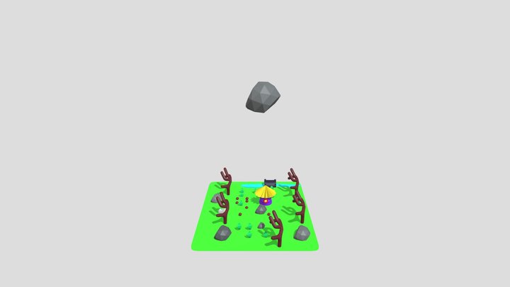дом ежика 3D Model