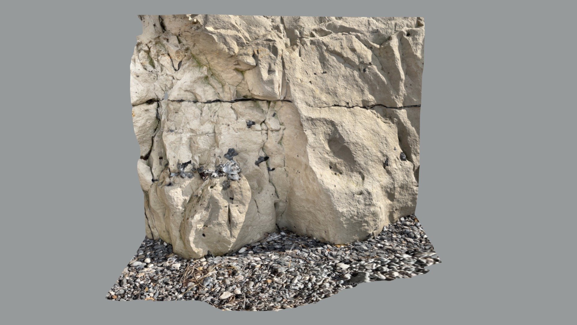 Falaise de craie avec ses silex noirs (Ault)