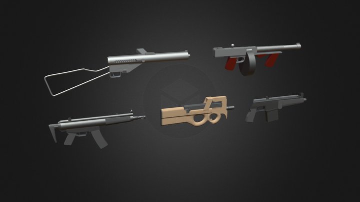 Gun practice 3D Model