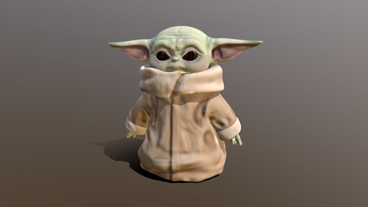 The Child (Baby Yoda) 3D Model