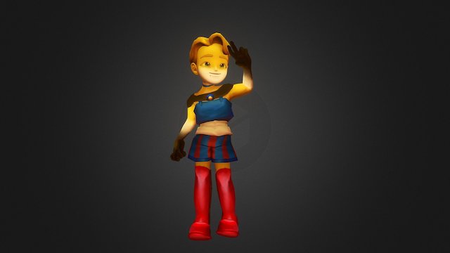 Mada - Posed 3D Model