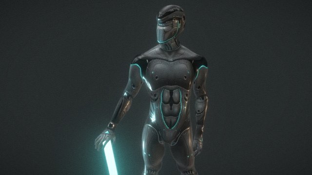 Blue Guard BioSuit 3D Model