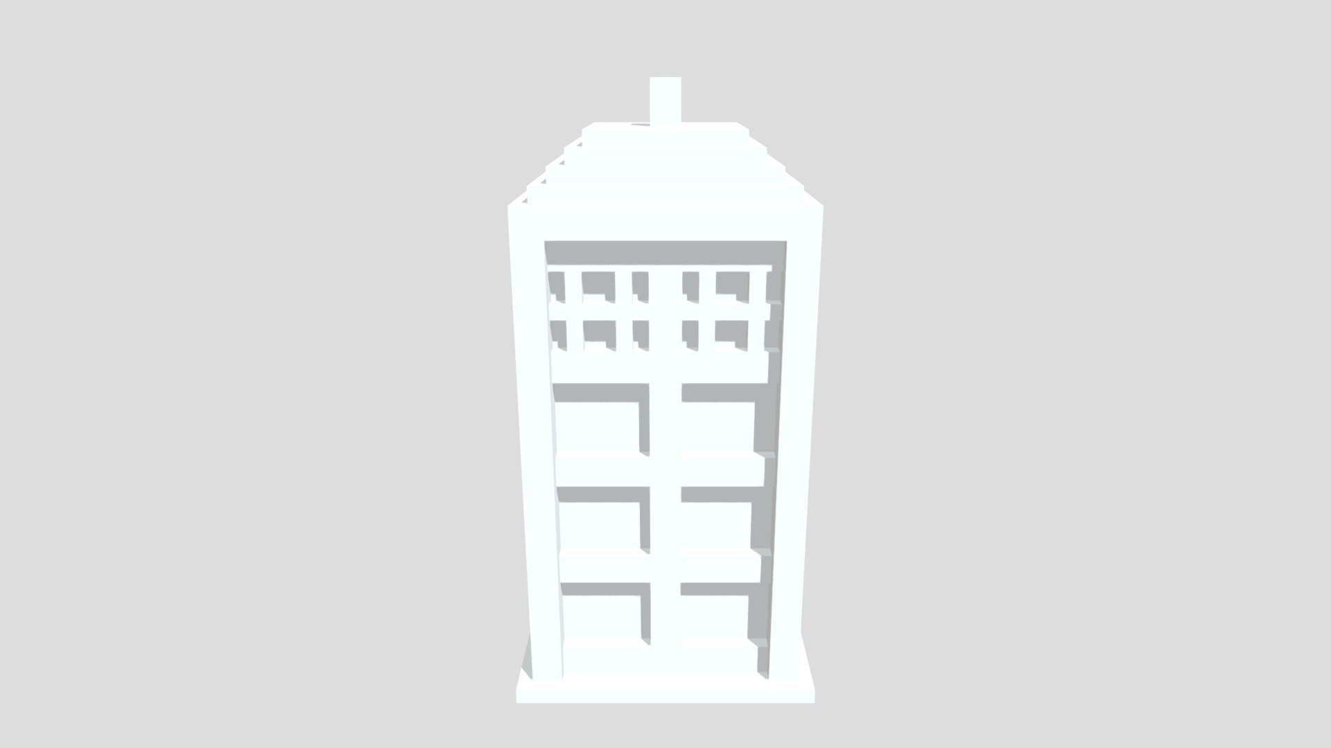 TARDIS (untextured for 3D printing) - Download Free 3D model by Mieo ...