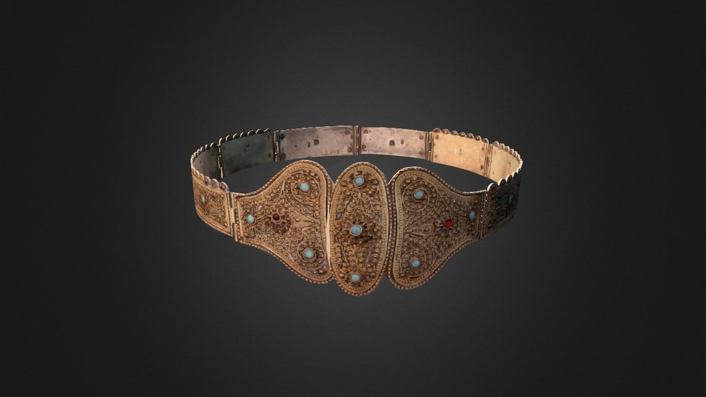 0615 Женский пояс - 3D model by Virtual Museum Ingushetia ...