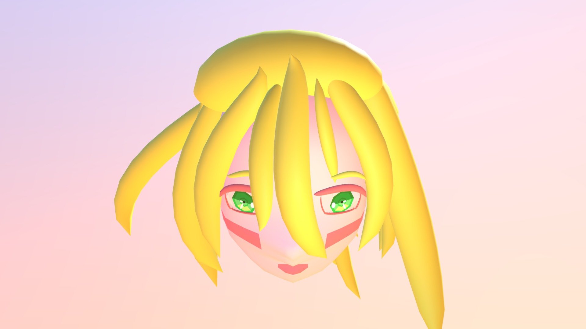 Anime Girl 3d Model By Thelightoi [829ffc8] Sketchfab