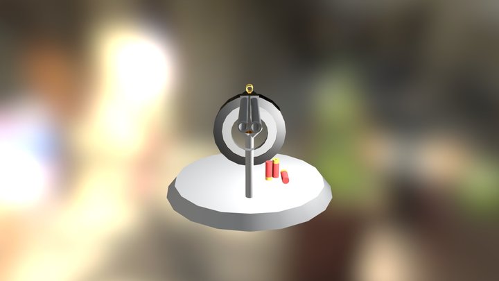 Shotgun Revolver 3D Model