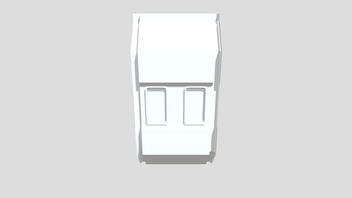 Scifi_ Wall_Half 3D Model