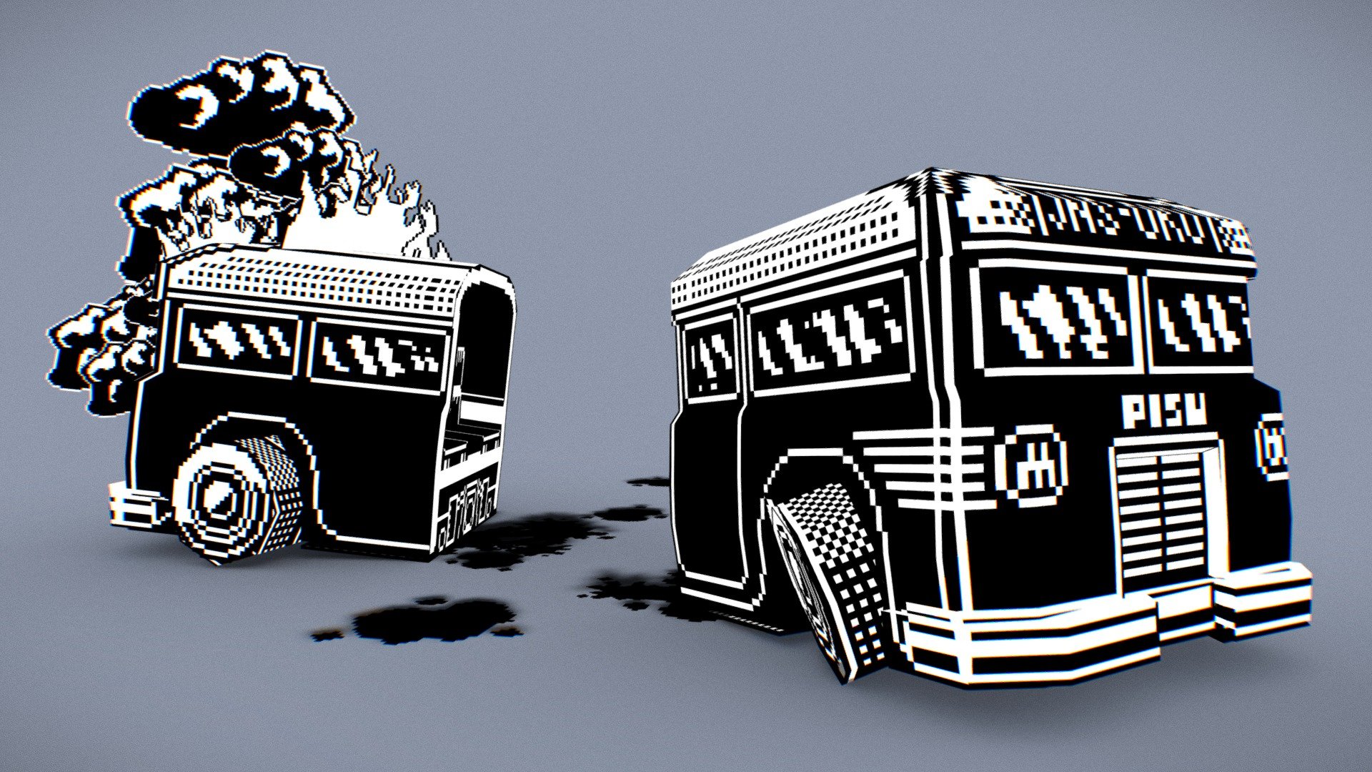 1-Bit Bus Trashed - Download Free 3D model by Jorma Rysky (@Rysky ...