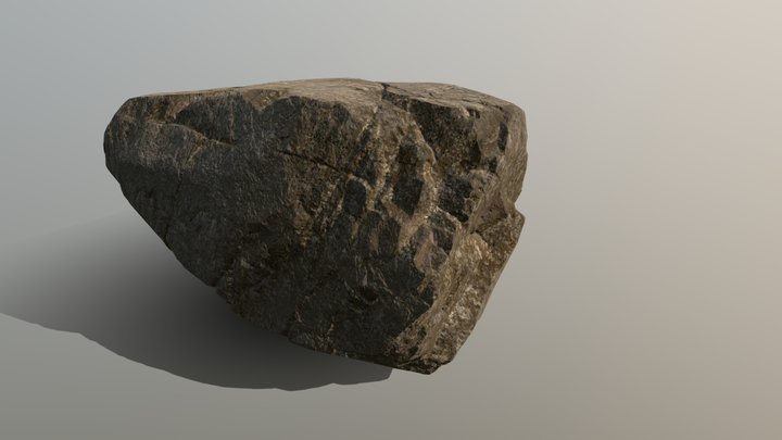 Sharp Medium 01 3D Model