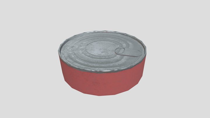 Lowpoly tin can – Modelo 3D gratuito STL