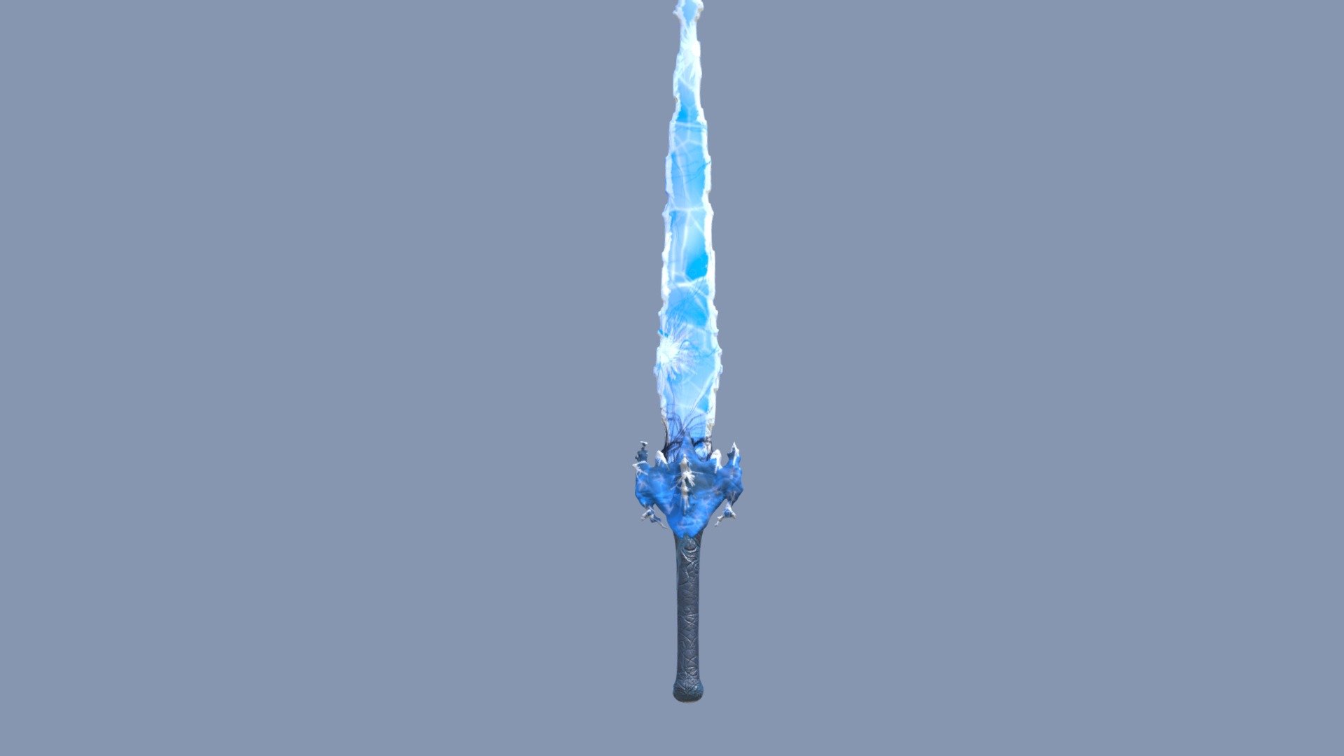 Hoarfrost Sword - 3D model by The_evil_goat [82a2c64] - Sketchfab