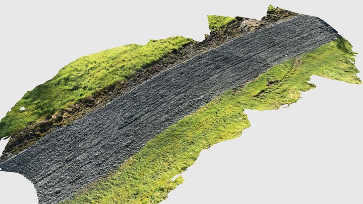 Gravel road 3D Model