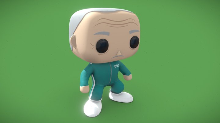 Squid Game: Pop Figure | 오일남 3D Model