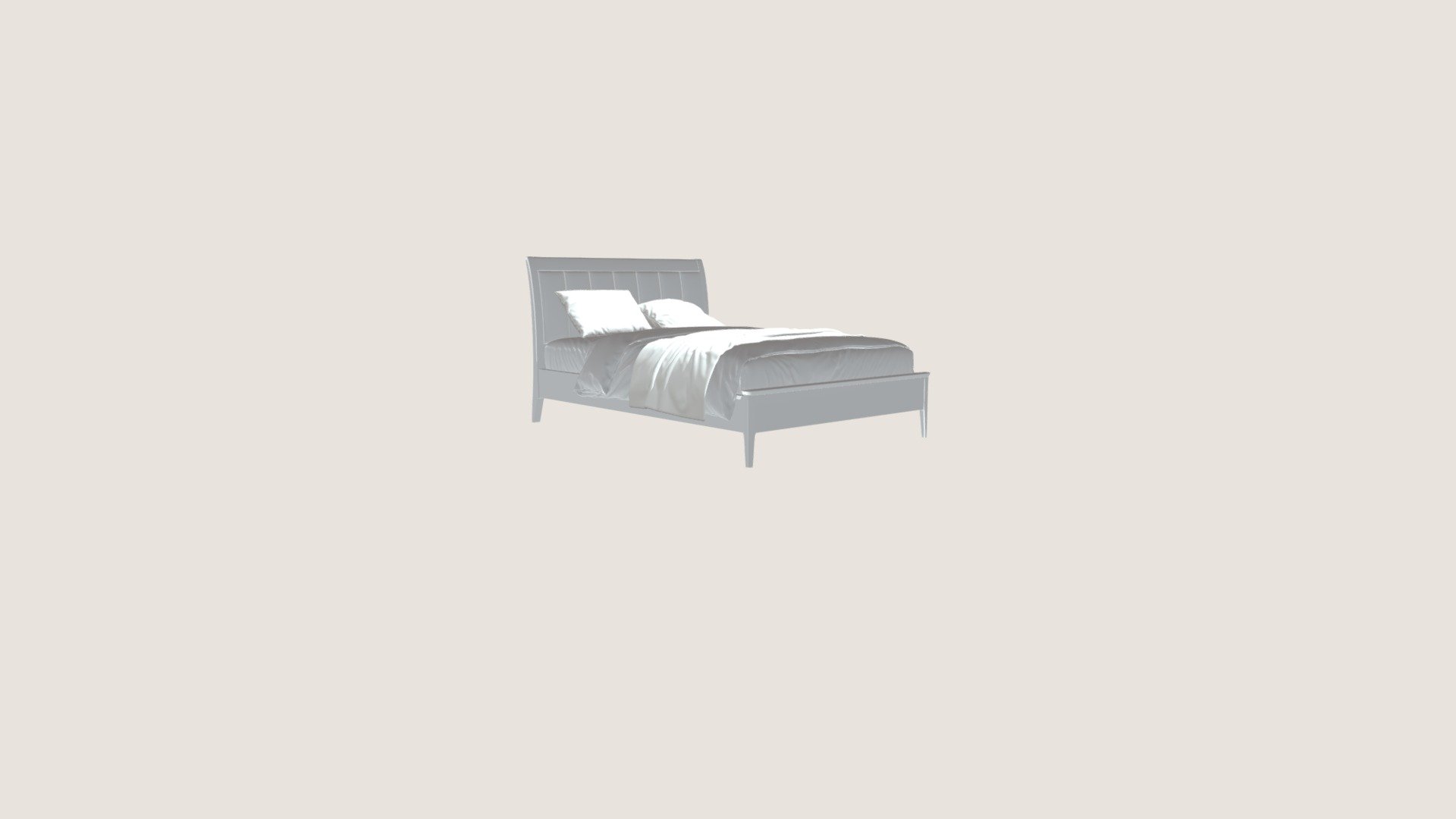 Кровать ASHWOOD 140 мягкая — Modern Home — Sketchfab embed 3D viewer
