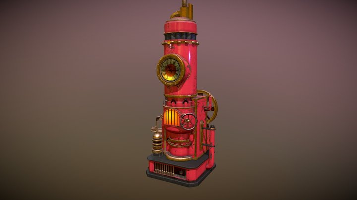 Steam Machine from Propnight game 3D Model