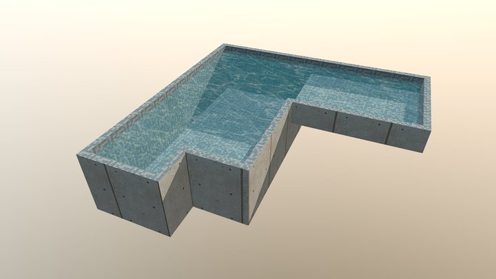 Piscina V&L - Juiz de Fora - MG 3D Model