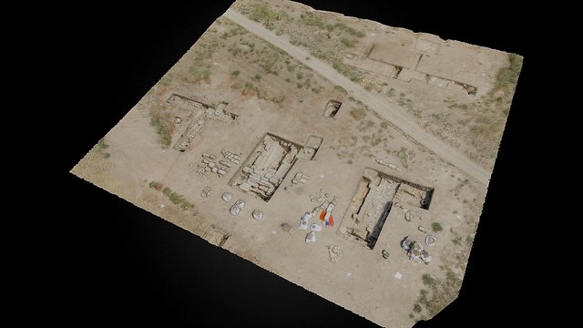 Cástulo Área 1. Campaña 2015 3D Model