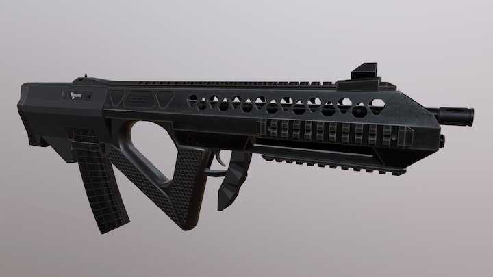 RS-ARMS: RS-17 Bullpup Assault Rifle 3D Model