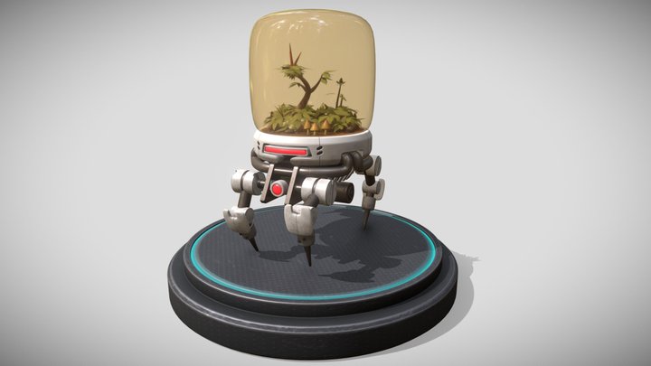 Terrarium Bot 3D Model
