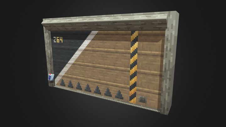 Large Common Door 3D Model